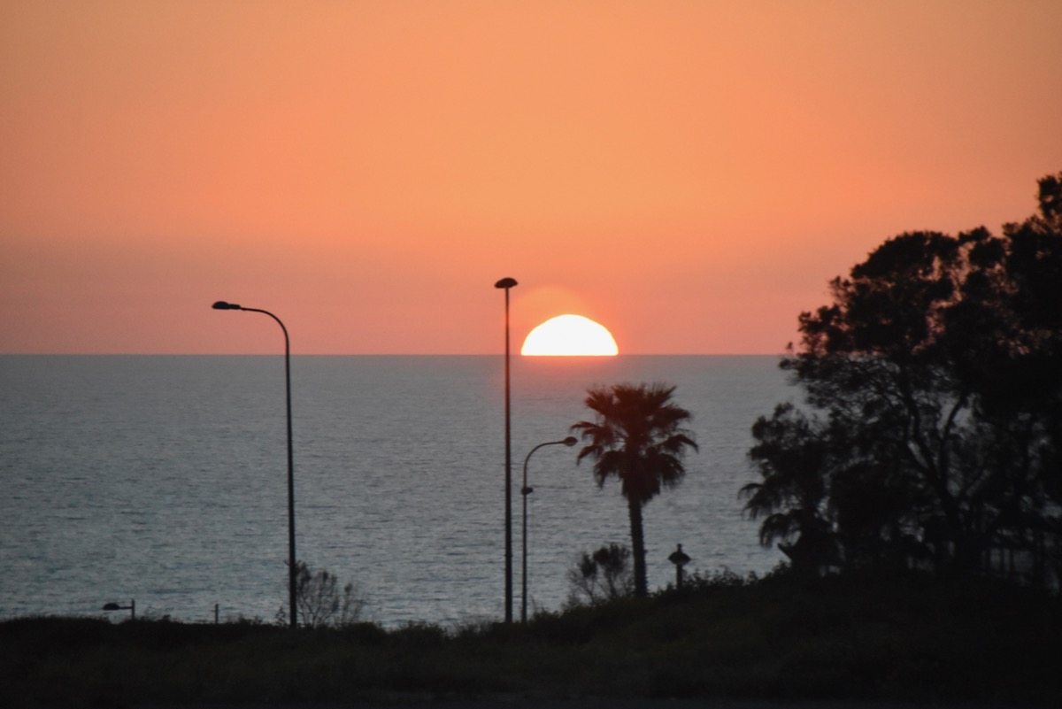 Sunset on the Med Sea in Israel Sunset on the Med Sea in Israel