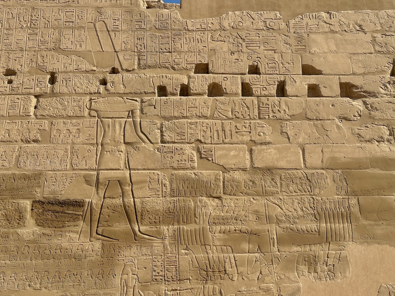 Karnak Temple Shishak Nov 25 Egypt-Jordan-Israel Tour John DeLancey