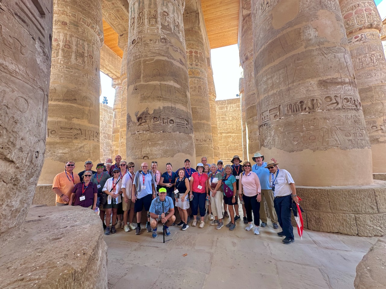 Karnak Temple Nov 25 Egypt-Jordan-Israel Tour John DeLancey