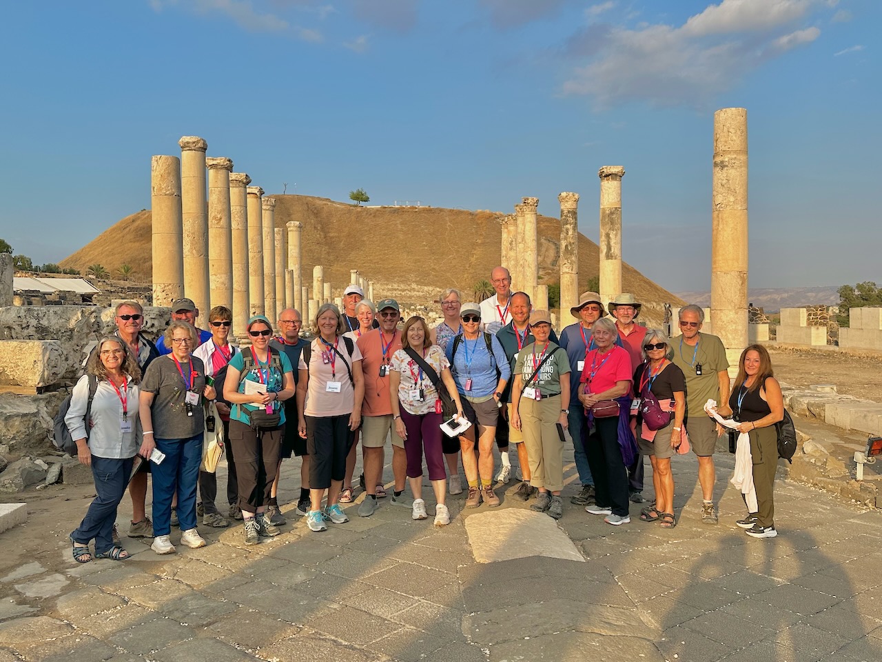 Beth Shean Nov 2025 Egypt-Jordan-Israel Tour John DeLancey