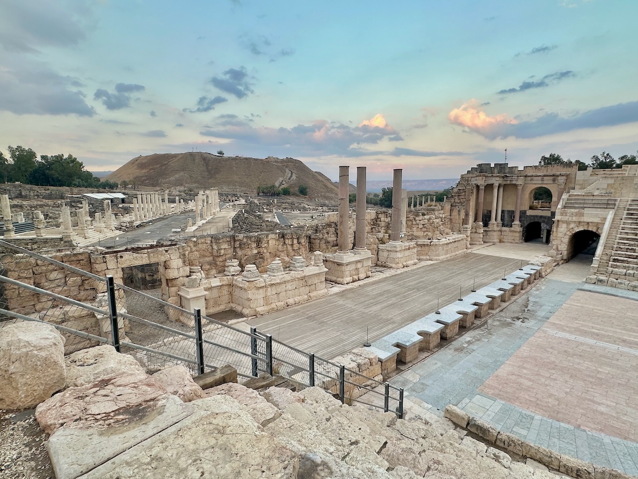 Beth Shean Nov 2025 Egypt-Jordan-Israel Tour John DeLancey