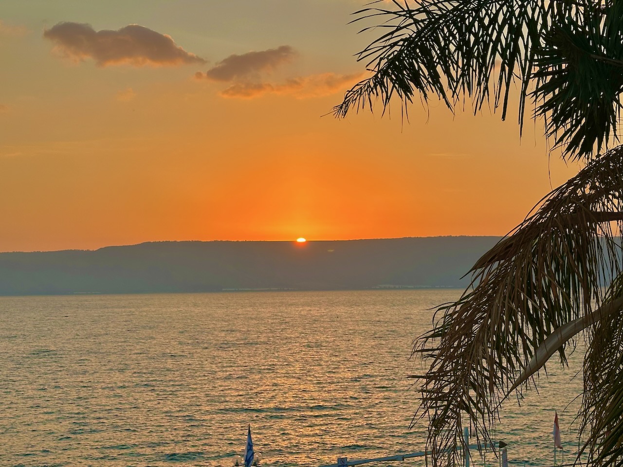 Sunrise Sea of Galilee Nov 2025 Egypt-Jordan-Israel Tour John DeLancey