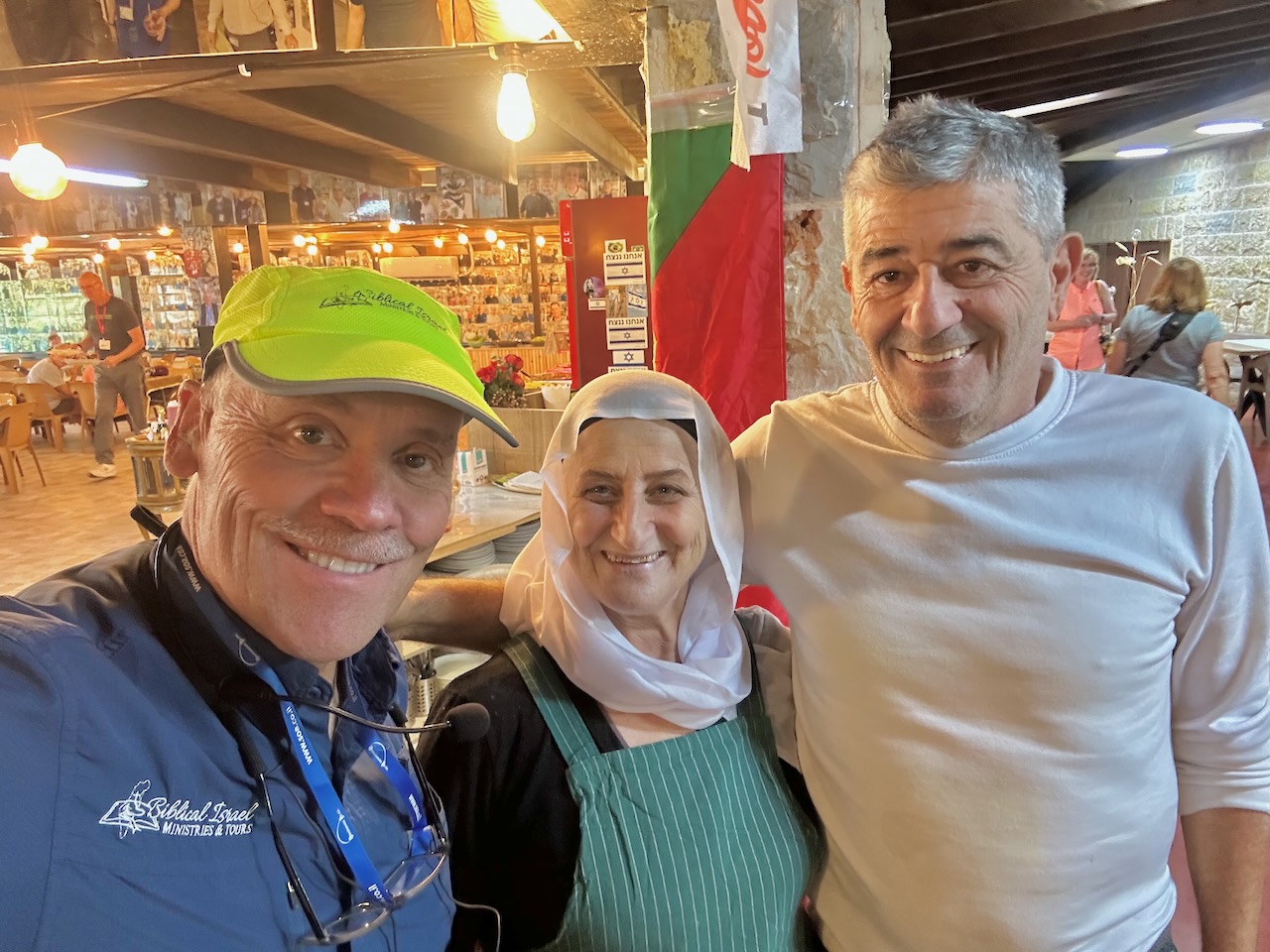 Druze Restaurant Nov 2025 Egypt-Jordan-Israel Tour John DeLancey