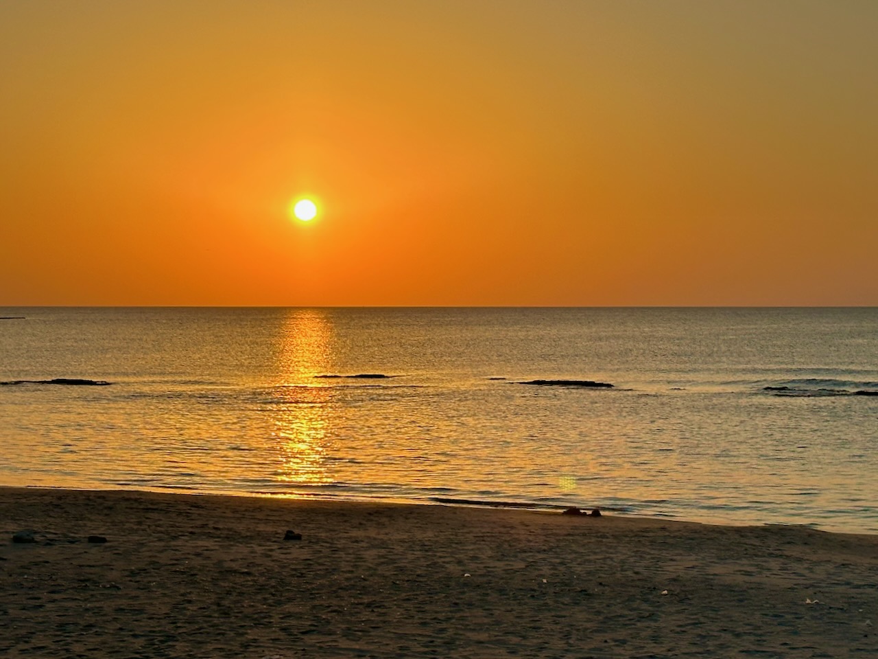 Caesarea Sunset Nov 2025 Egypt-Jordan-Israel Tour John DeLancey