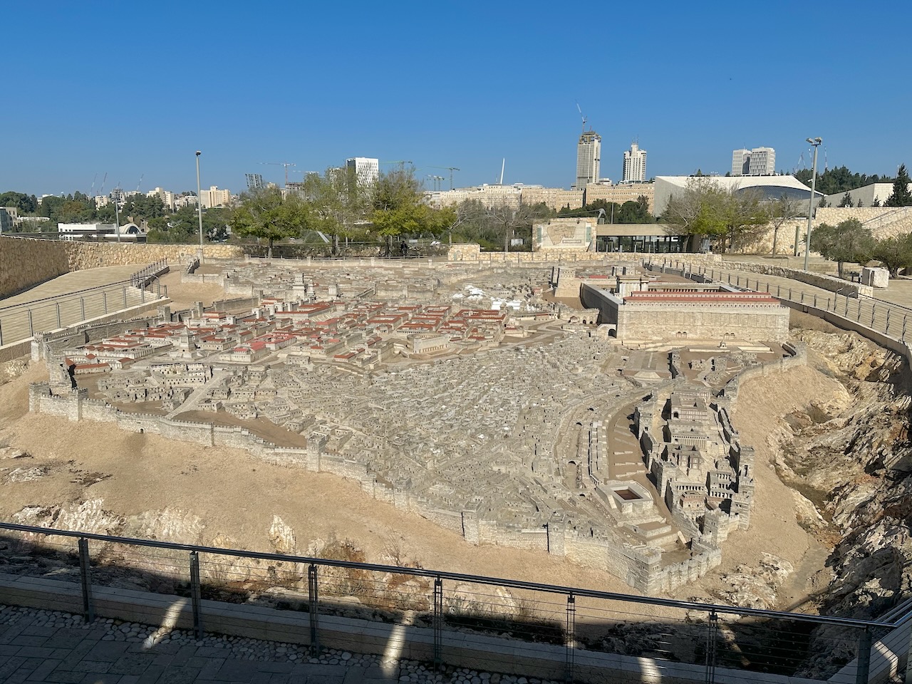 Israel Museum Model of  Jerusalem Nov 2025 Egypt-Jordan-Israel Tour John DeLancey
