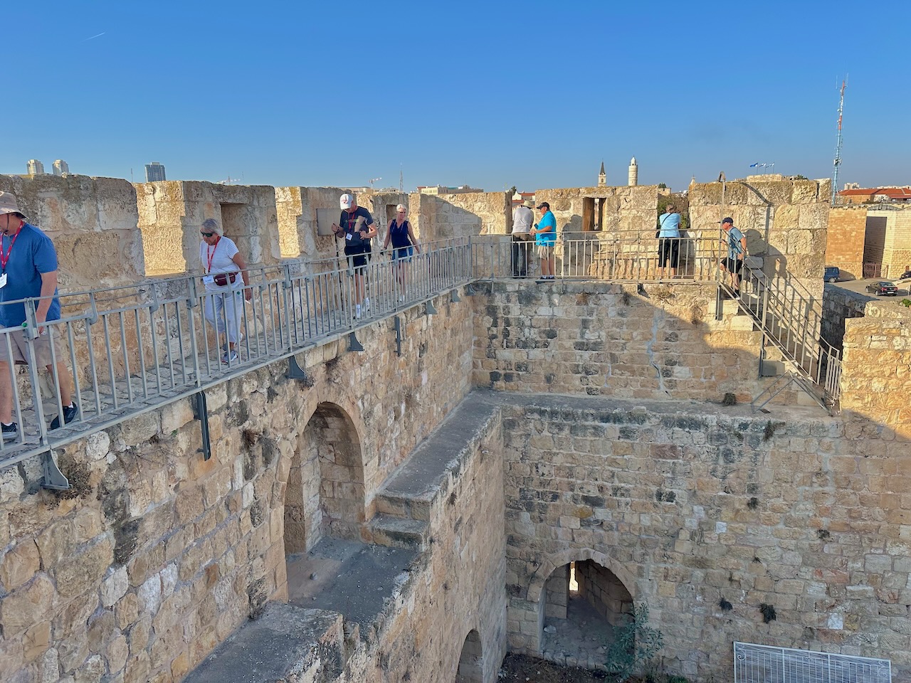 Rampart Walls Jerusalem Nov 2025 Egypt-Jordan-Israel Tour John DeLancey