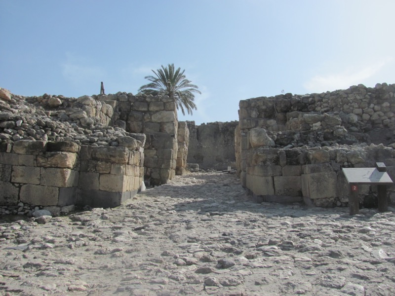 canaanite gate megiddo