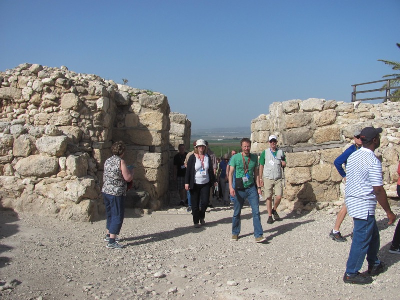 canaanite gate megiddo