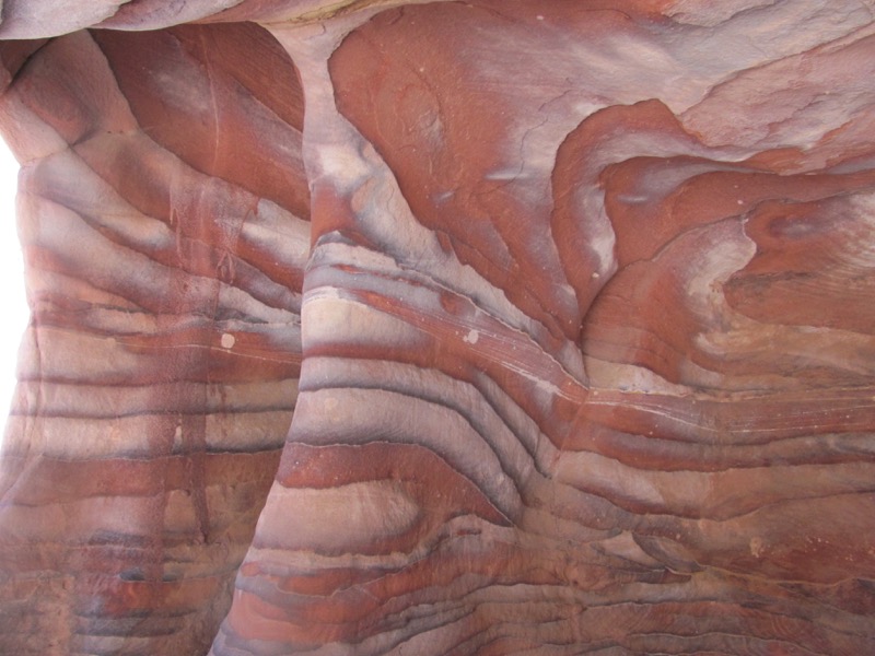 colorful sandstone petra