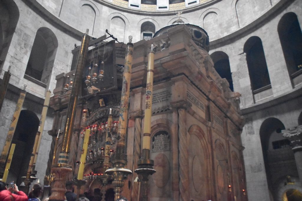 Jerusalem Holy Sepulcher March 2019 Israel Tour with John DeLancey