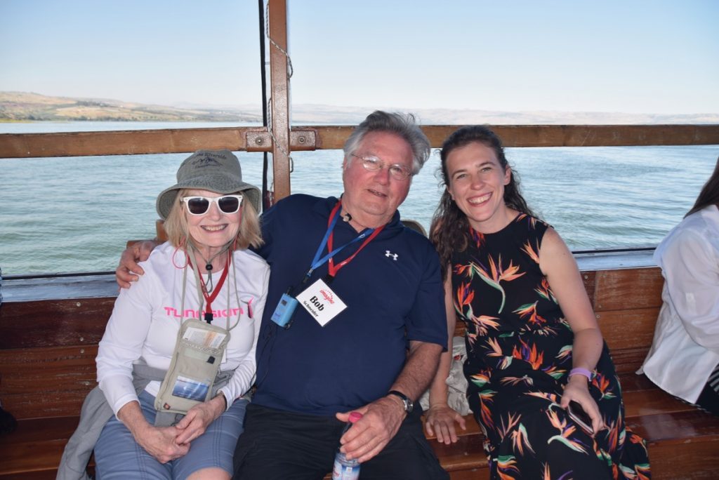 May 2019 Israel Tour Group Sea of Galilee with John DeLancey