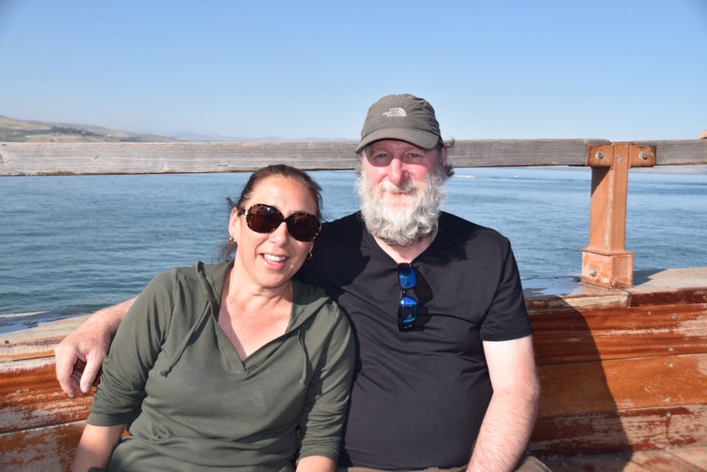 May 2019 Israel Tour Group Sea of Galilee with John DeLancey