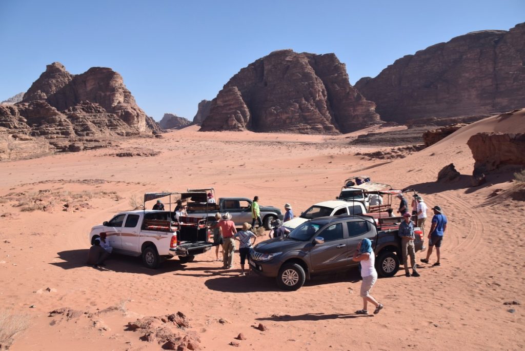 Wadi Rum Jordan June 2019 Israel Tour Group with John DeLancey