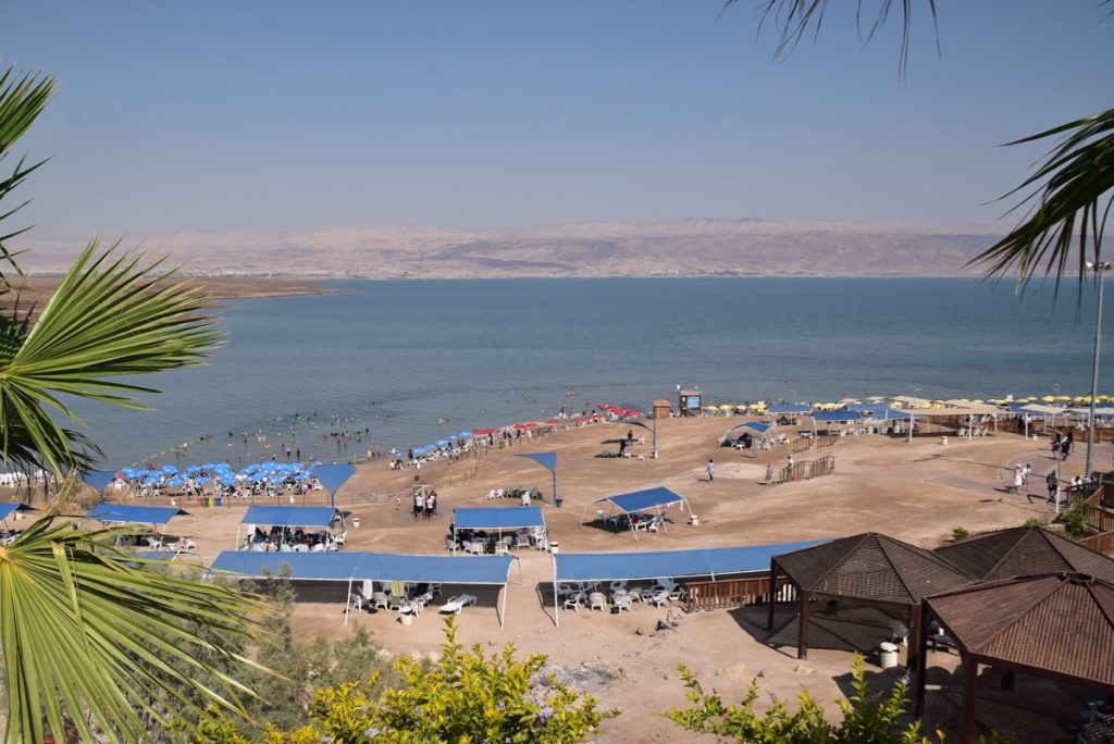 Dead Sea June 2019 Israel Tour Group with John DeLancey