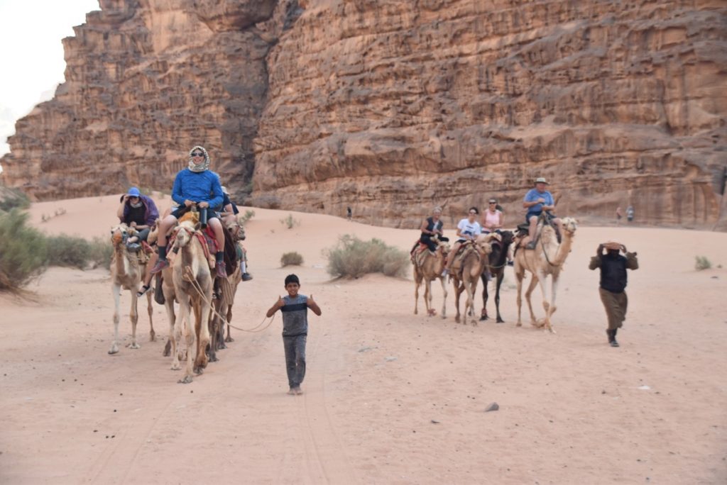 Wadi Rum Jordan June 2019 Israel Tour Group with John DeLancey