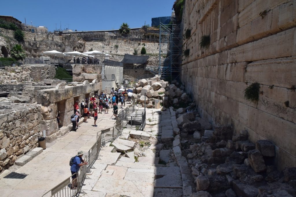 Jerusalem southern excavations June 2019 Israel Tour with John DeLancey 