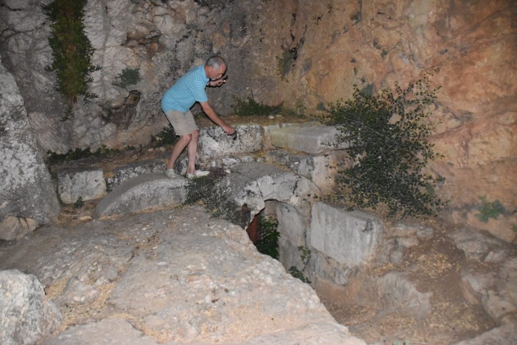 herod's family tomb Jerusalem June 2019 Israel Tour Group with John DeLancey