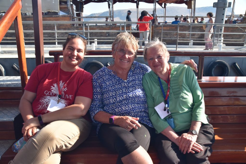Sea of Galilee Boat Ride June 2019 Israel Tour Group with John DeLancey
