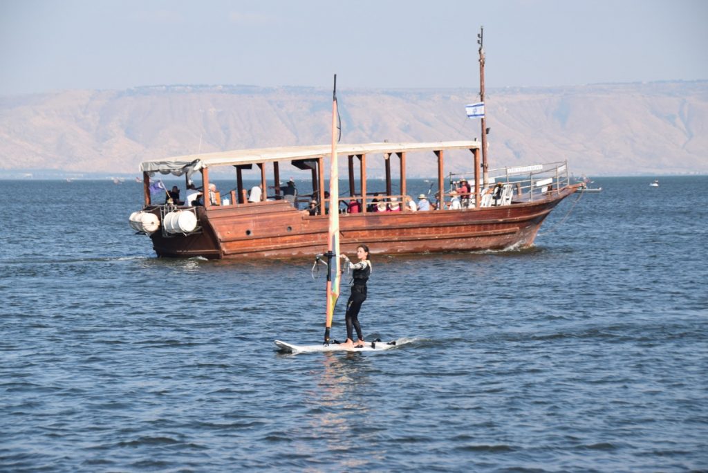 Sailing on Galilee June 2019 Israel Tour with John DeLancey