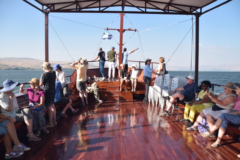Sailing on Galilee June 2019 Israel Tour with John DeLancey