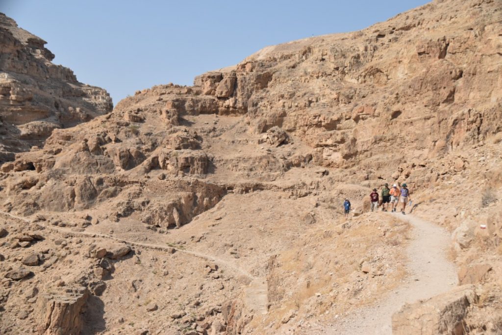 Wadi Qelt Sept 2019 Israel Tour Group, with John DeLancey