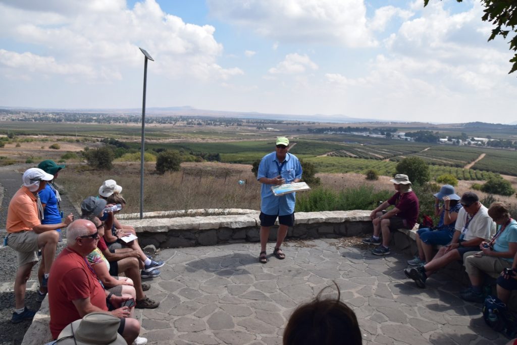 Syria border Sept 2019 Biblical Israel Tour with John DeLancey