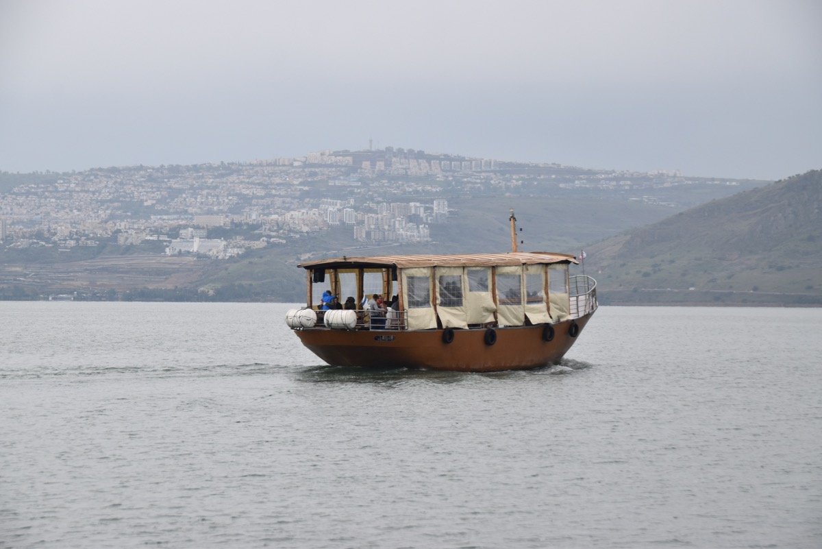Boat ride on Sea of Galilee