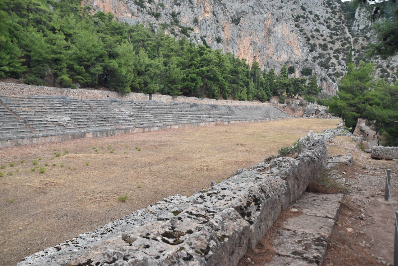 Stadium Delphi Greece Tour 2021 Dr. John DeLancey