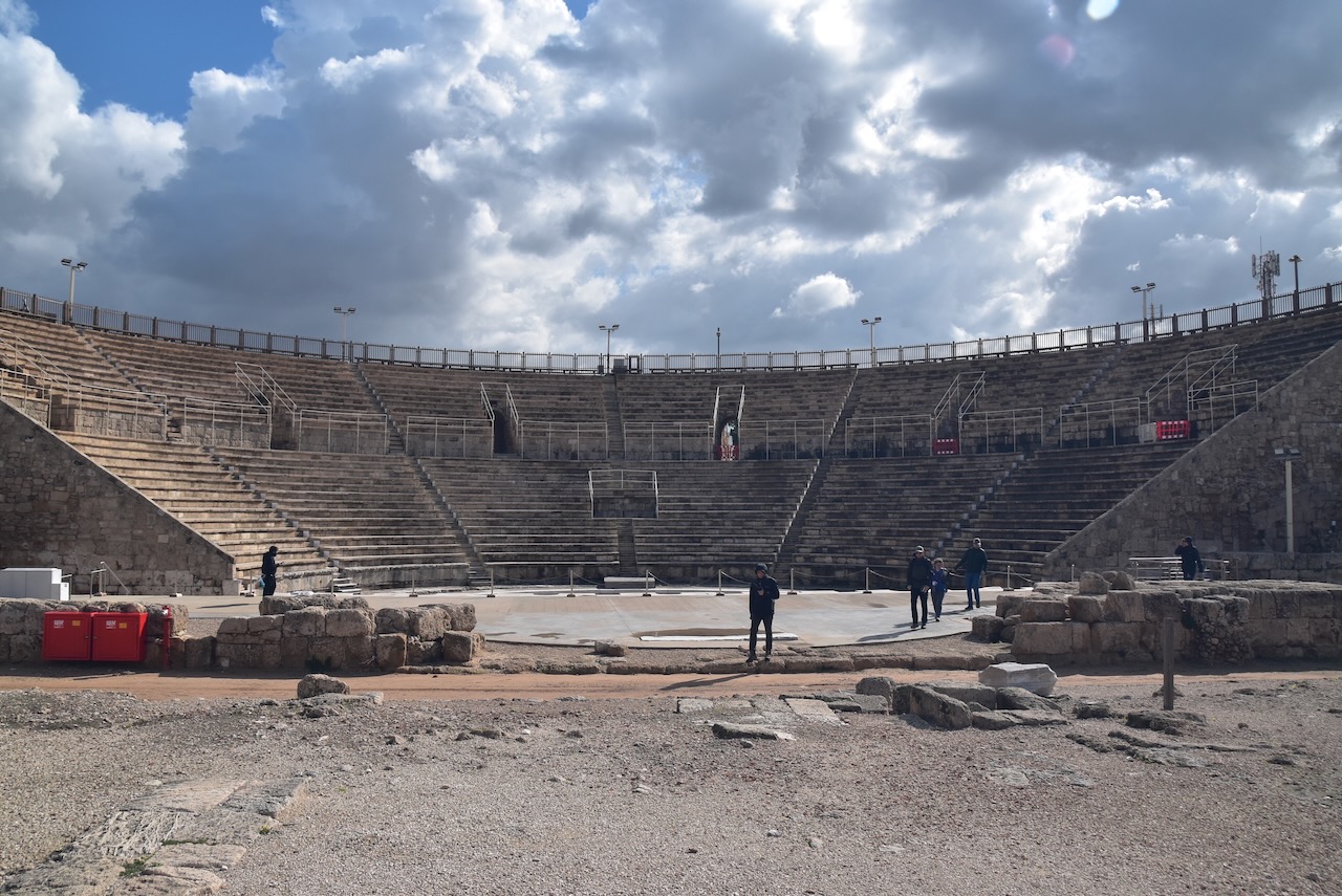 Caesarea Theater BIMT Jan 2022 Israel Tour