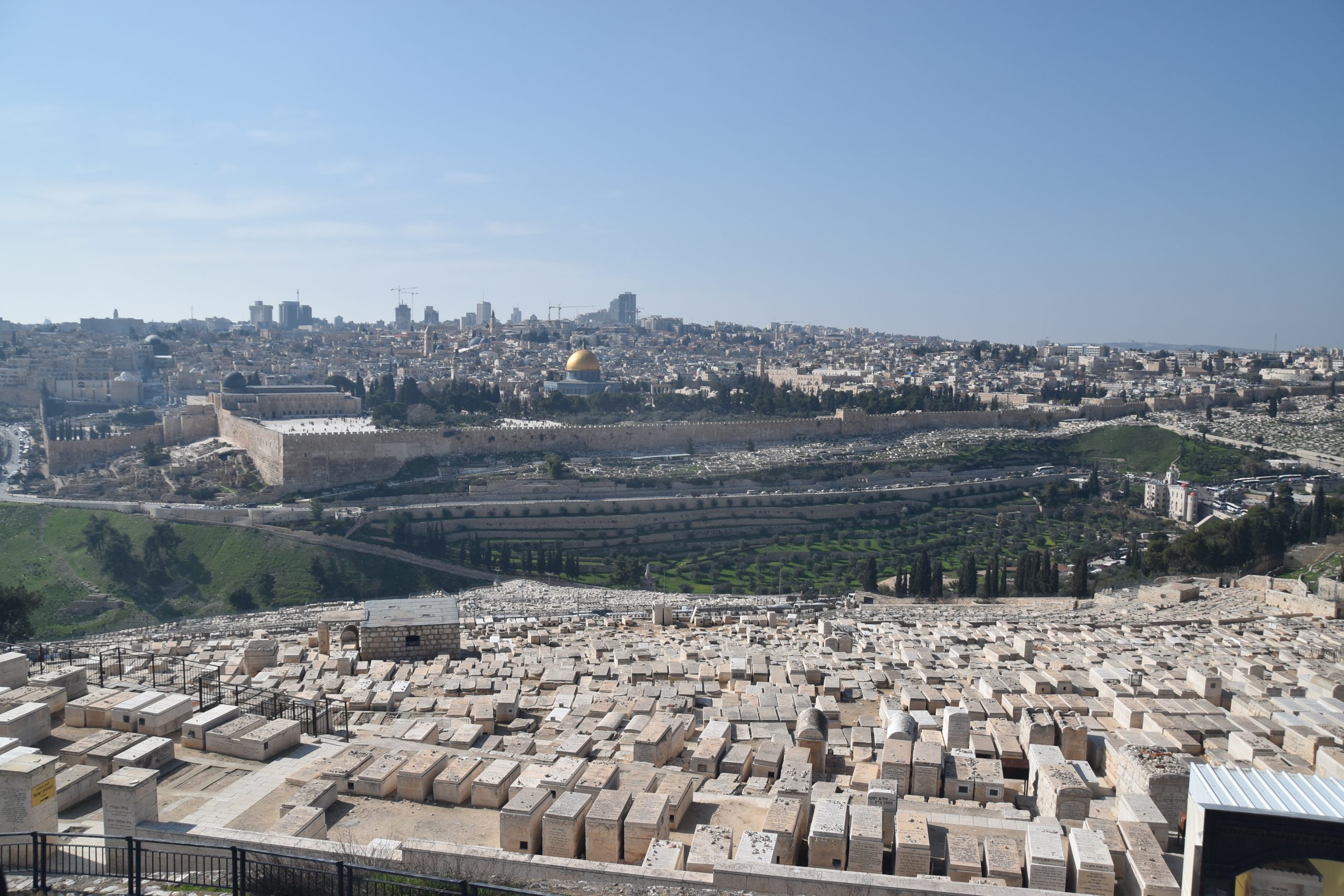 Mt. of Olives Jerusalem Israel Tour John DeLancey