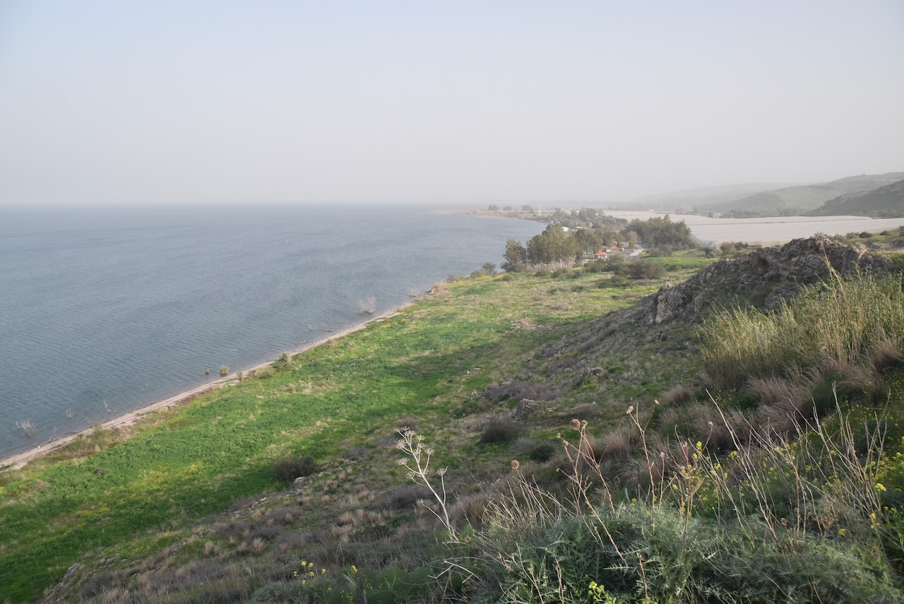 Pig Cliff Sea of Galilee Israel Tour John DeLancey