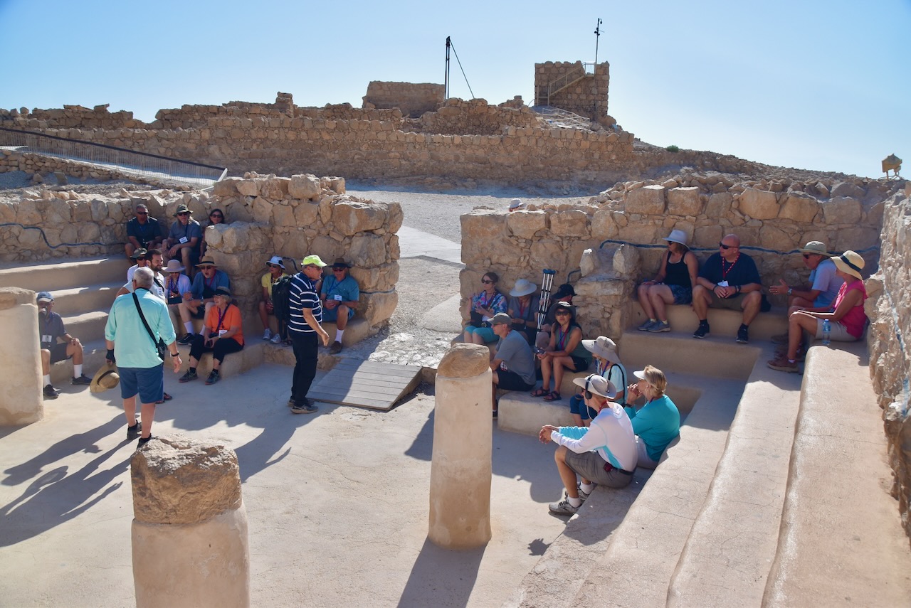 Masada group Sept 22 Israel Tour John DeLancey