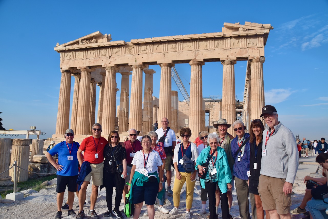 Athens Parthenon Oct 22 Greece Tour John DeLancey