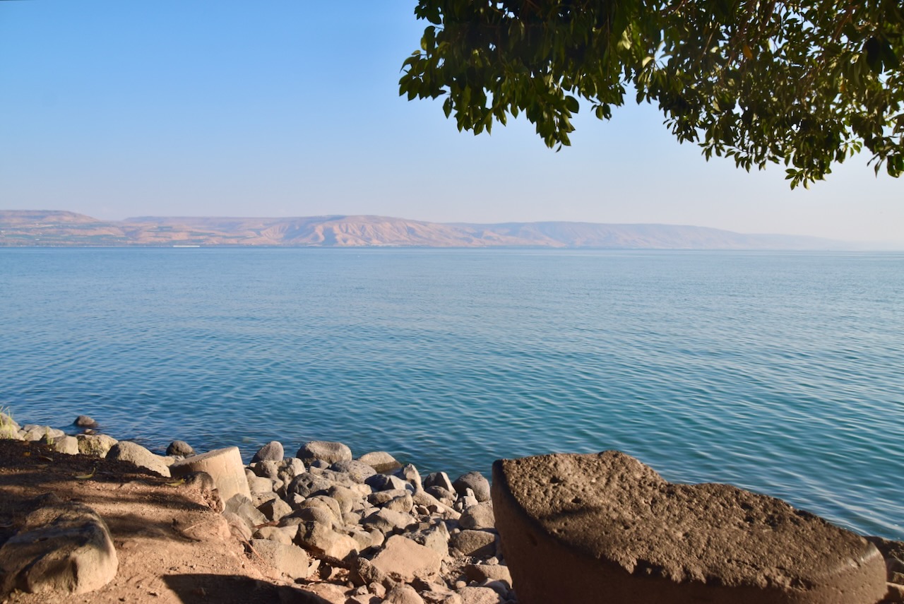Sea of Galilee Nov 22 Israel Tour John DeLancey