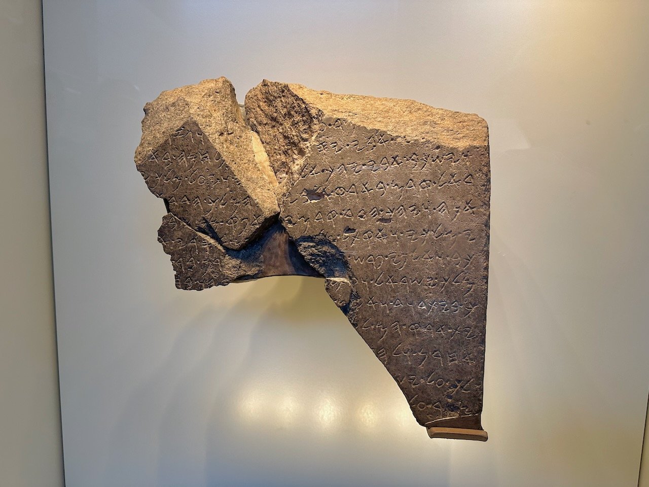 Dan Inscription Jan 23 Israel Tour John DeLancey