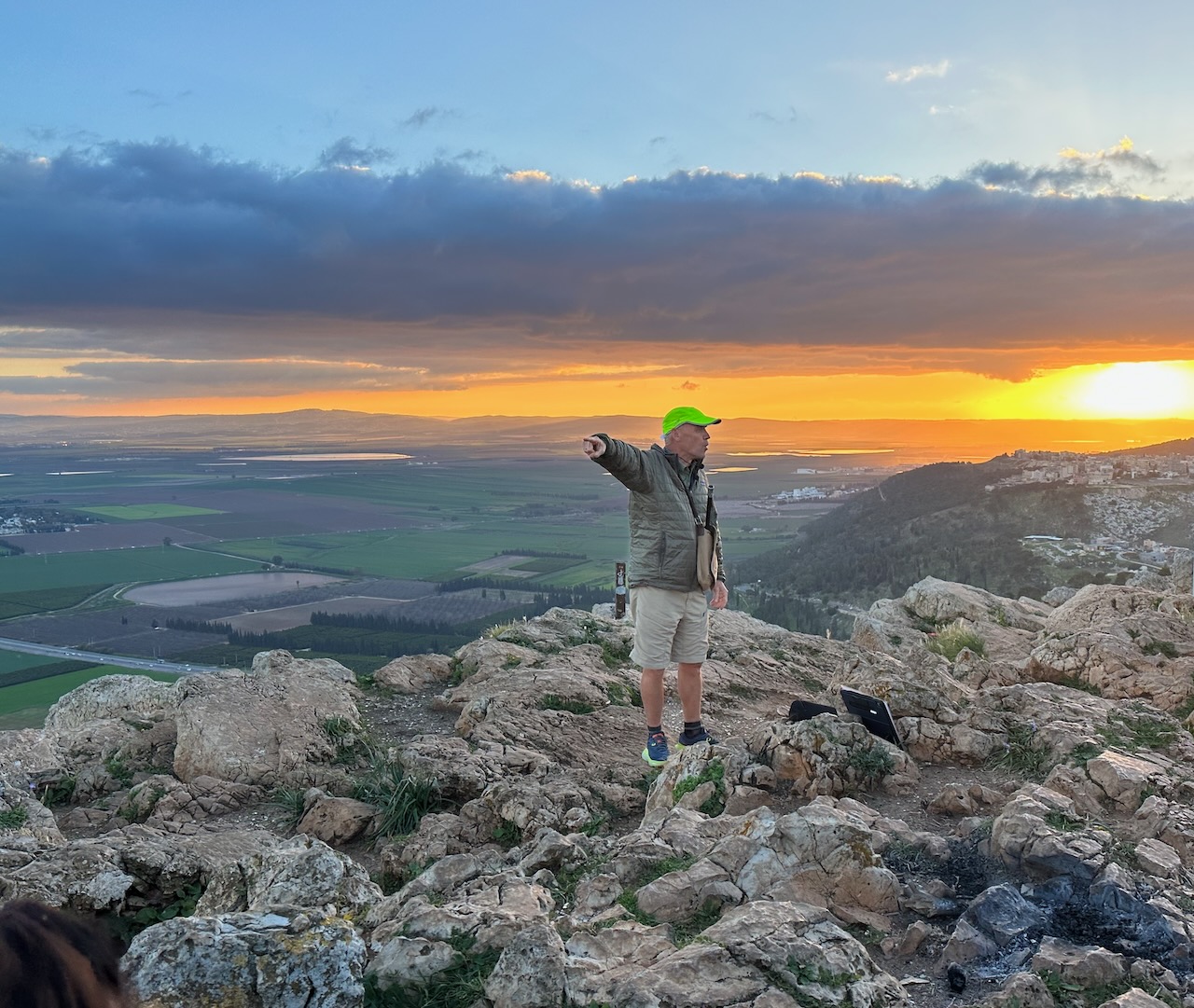 Nazareth Precipice Sunset 3 PJ Feb 23 Israel Tour John DeLancey