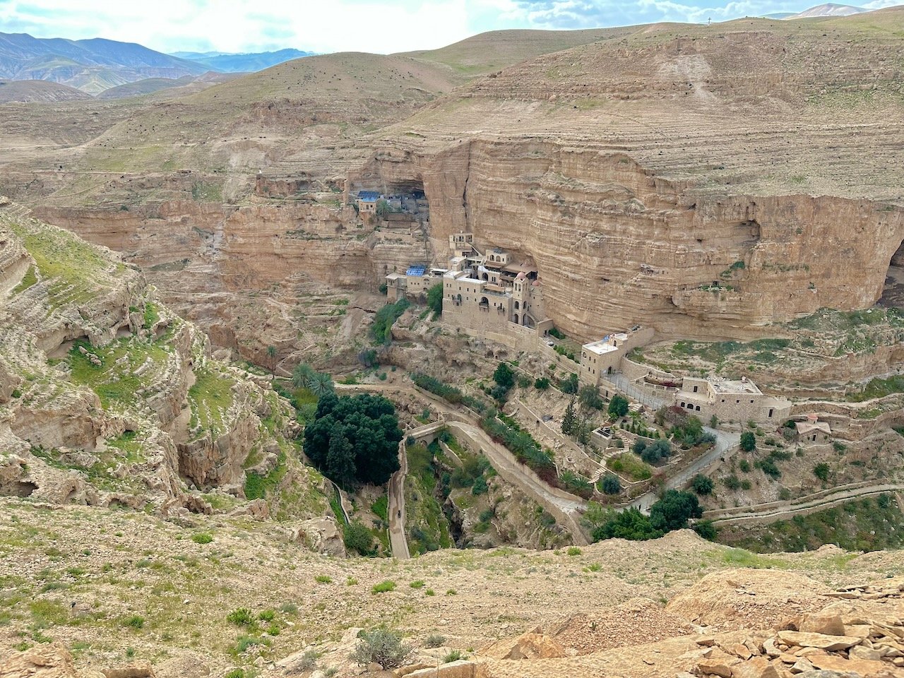 Wadi Qelt March 23 Israel Tour John DeLancey