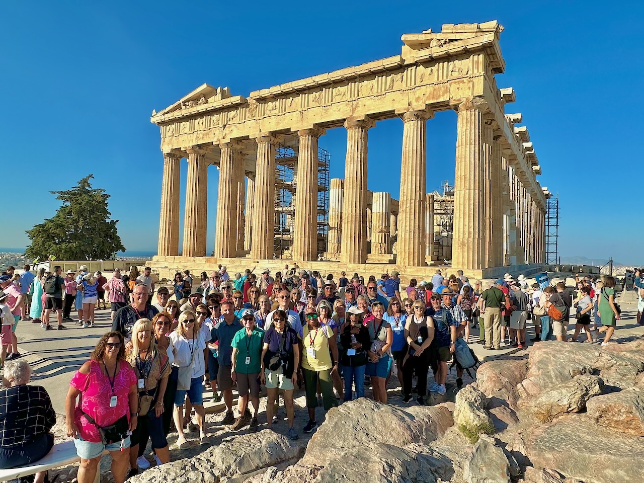Acropolis Athens Group 2023 Greece Tour John DeLancey