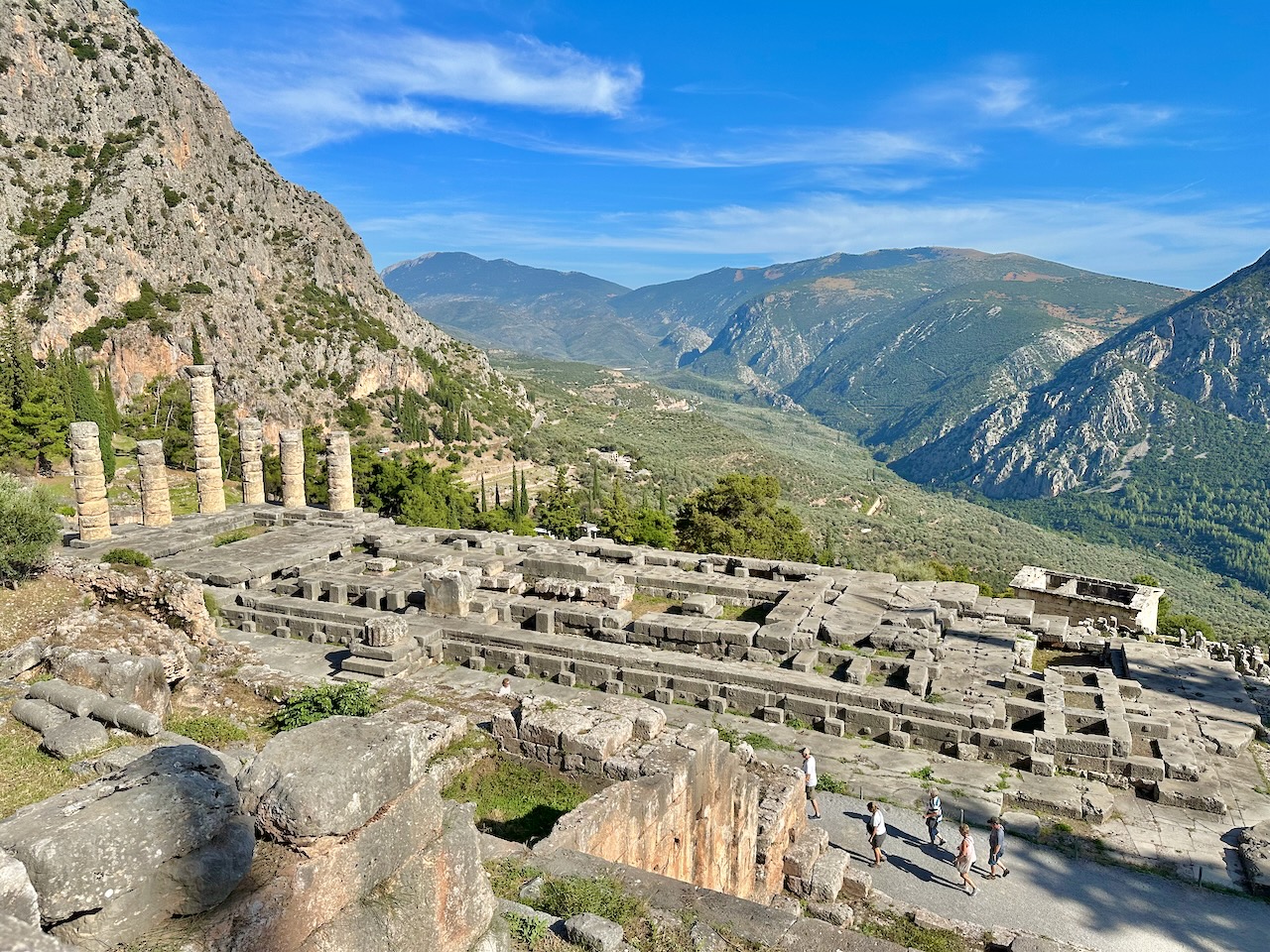 Delphi Temple of Apollo Greece Tour 2023 John DeLancey