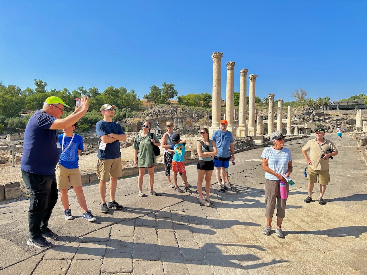 Beth Shean June 2024 Israel trip John DeLancey