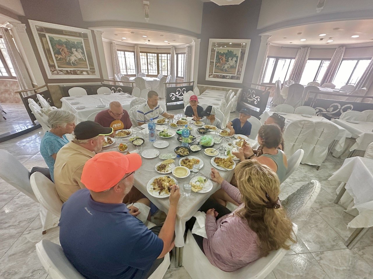 Lunch Bethlehem June 2024 Israel Tour John DeLancey