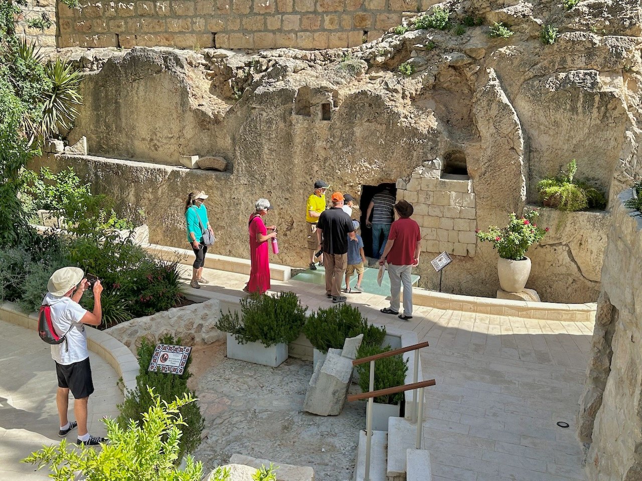 Garden Tomb Jerusalem  June 2024 Israel Tour John DeLancey