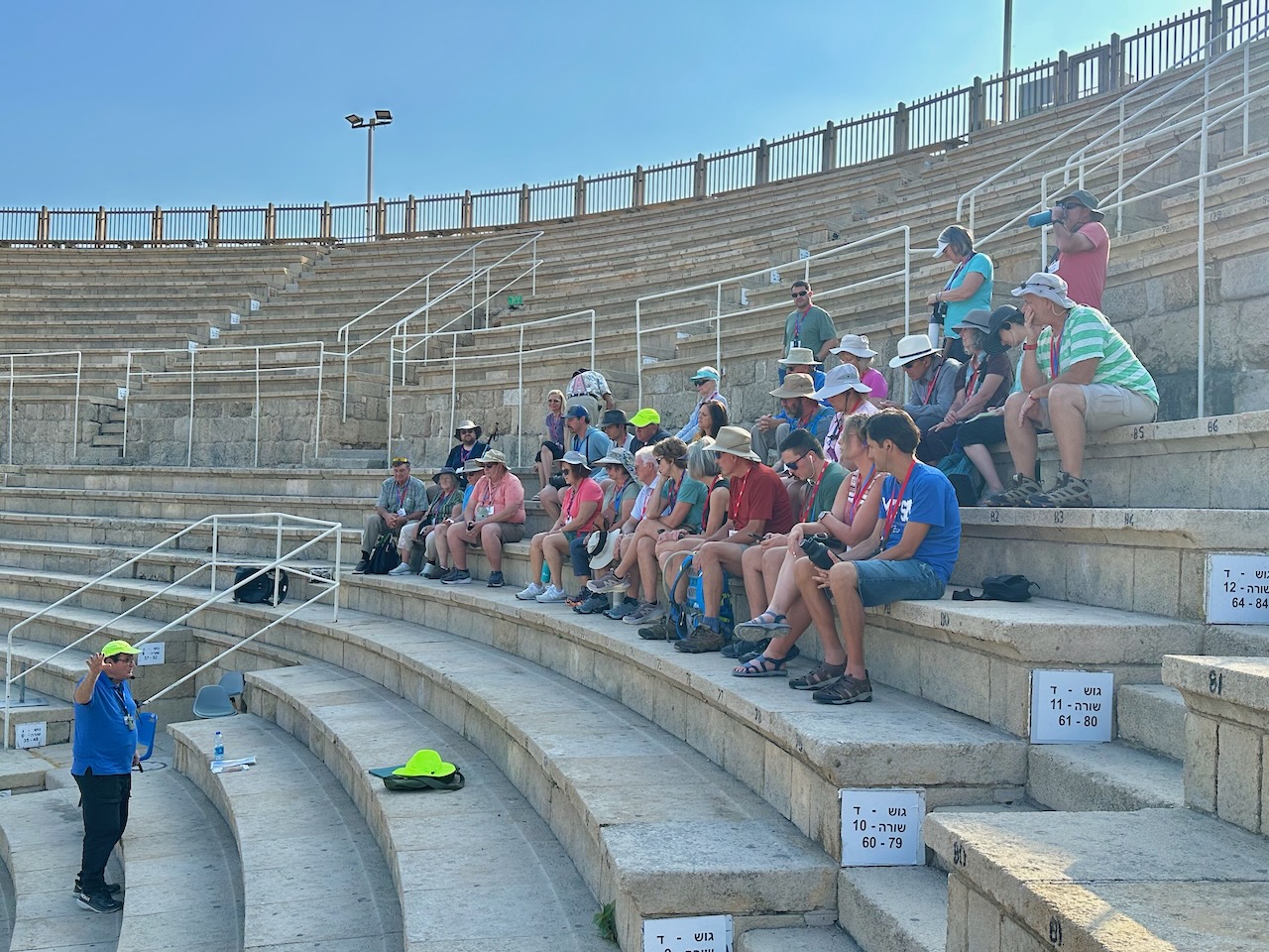 Caesarea Sept 2025 Israel Tour John DeLancey