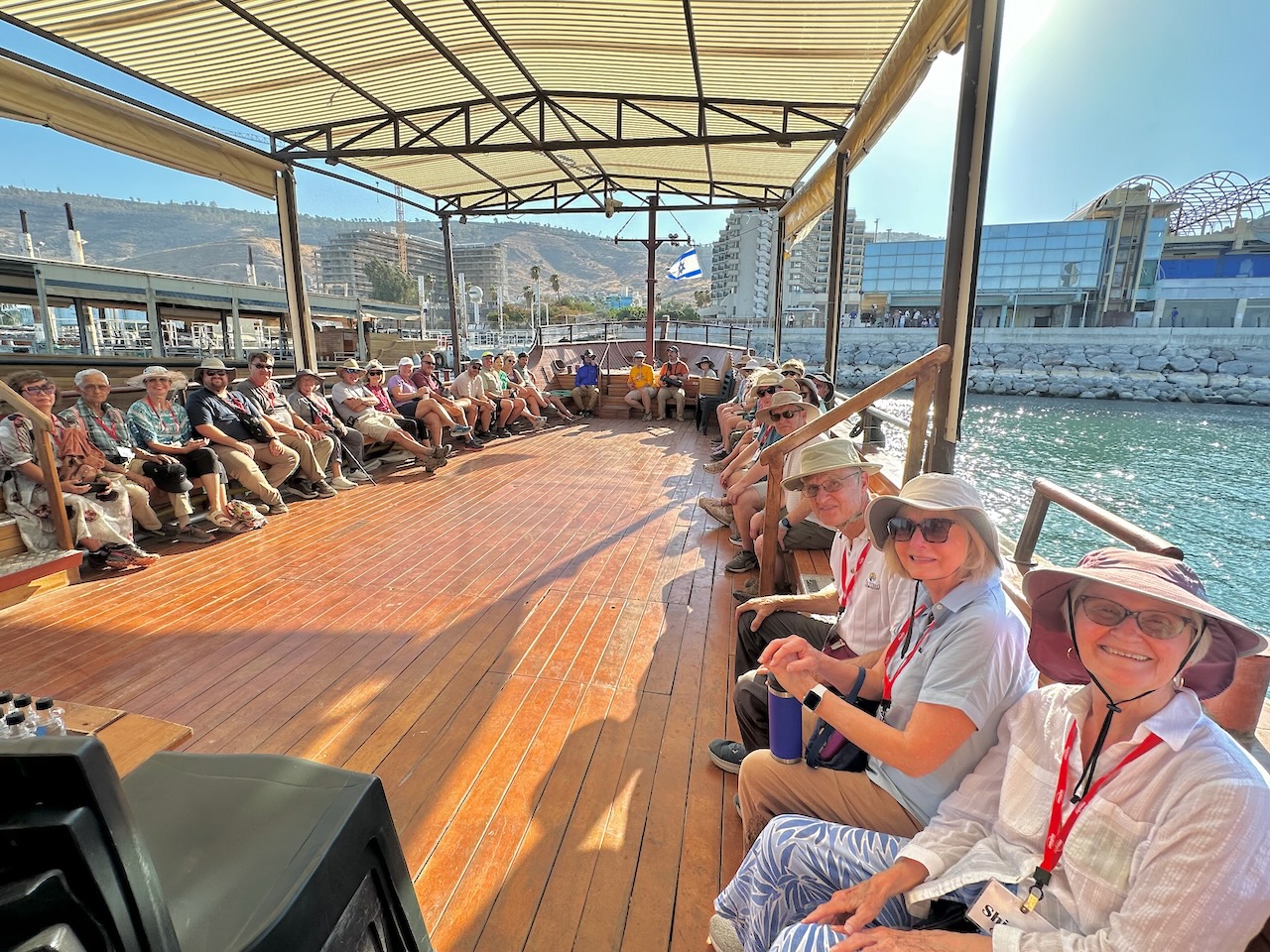 Sea of Galilee Boat Ride Sept 2025 Israel Tour John DeLancey
