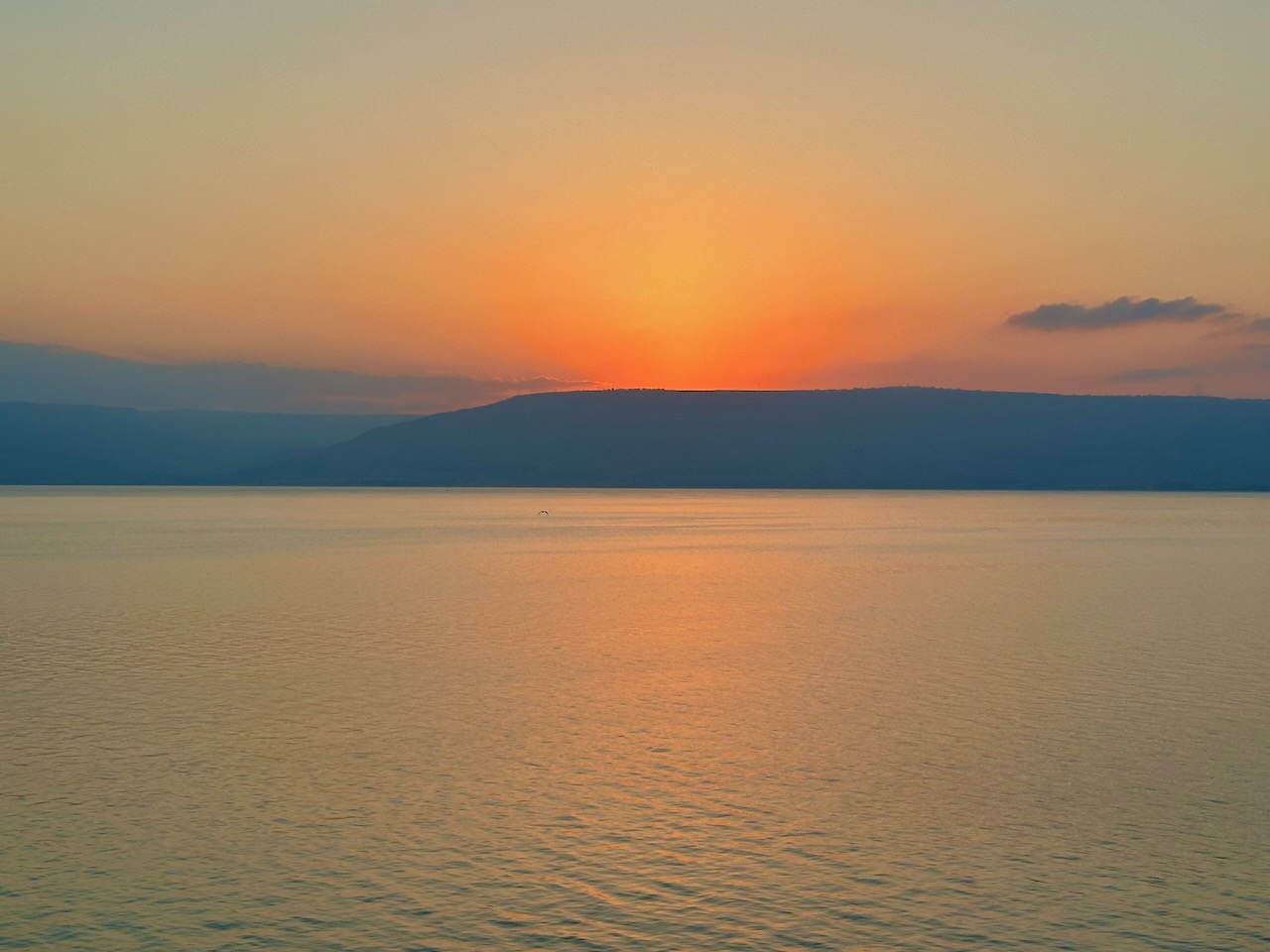 Sea of Galilee Sunrise Sept 2025 Israel Tour John DeLancey