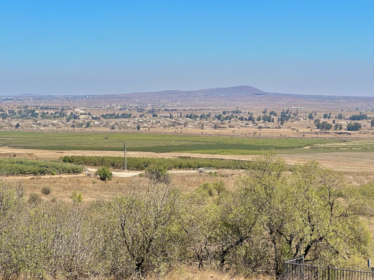 Syrian border Sept 2025 Israel Tour John DeLancey