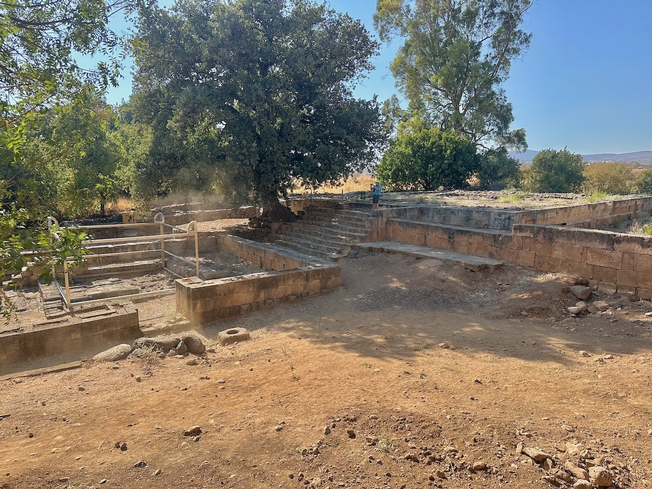 Dan High Place Sept 2025 Israel Tour John DeLancey