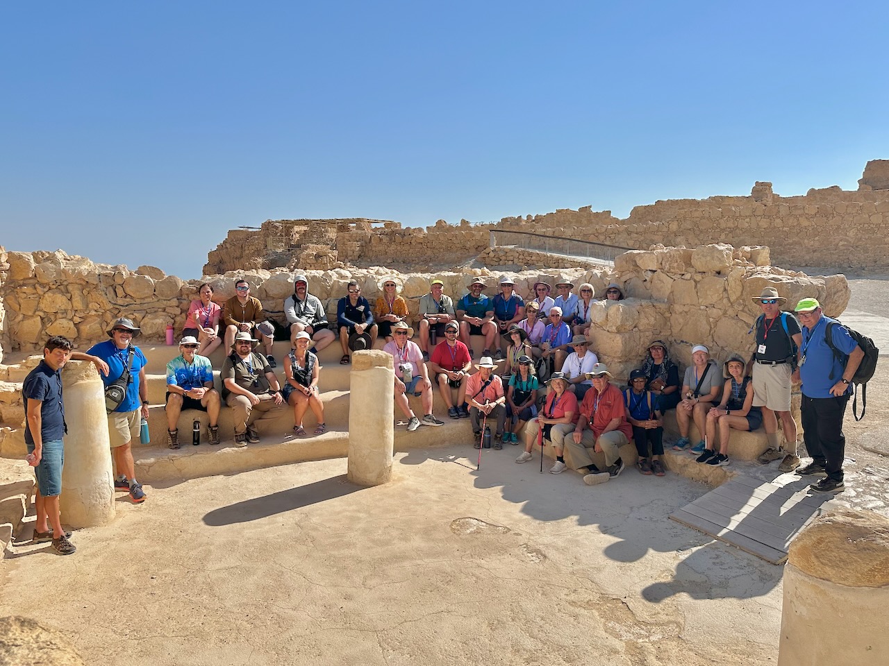 Masada Sept 2025 Israel Tour John DeLancey