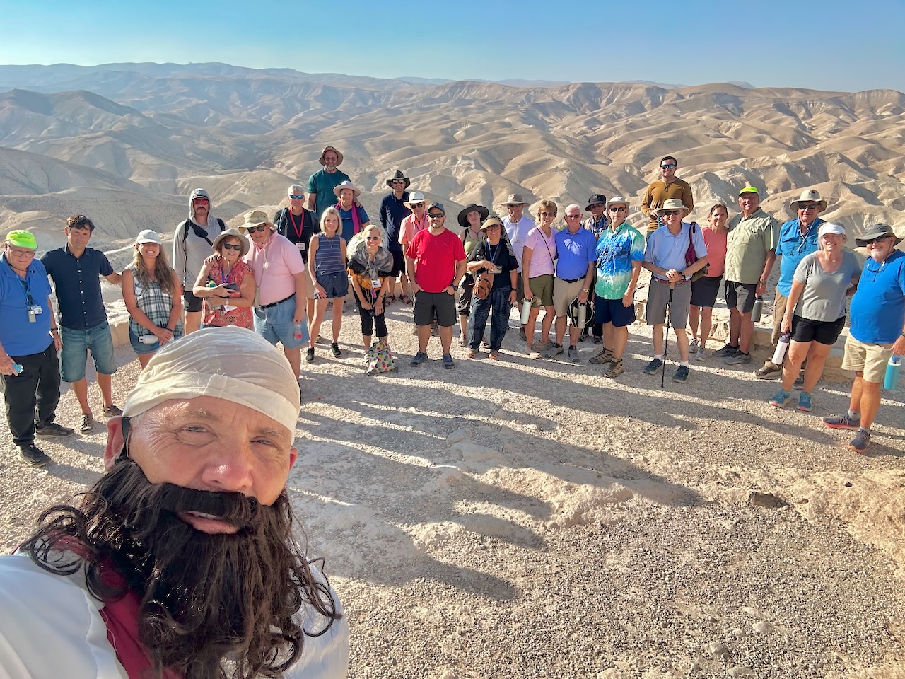 Wadi Qelt Sept 2025 Israel Tour John DeLancey