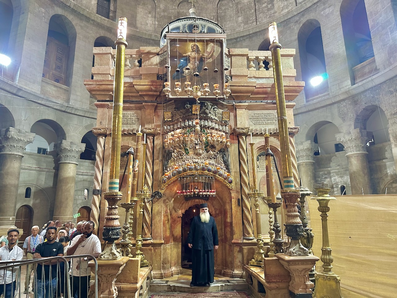 Holy Sepulcher Sept 2025 Israel Tour John DeLancey